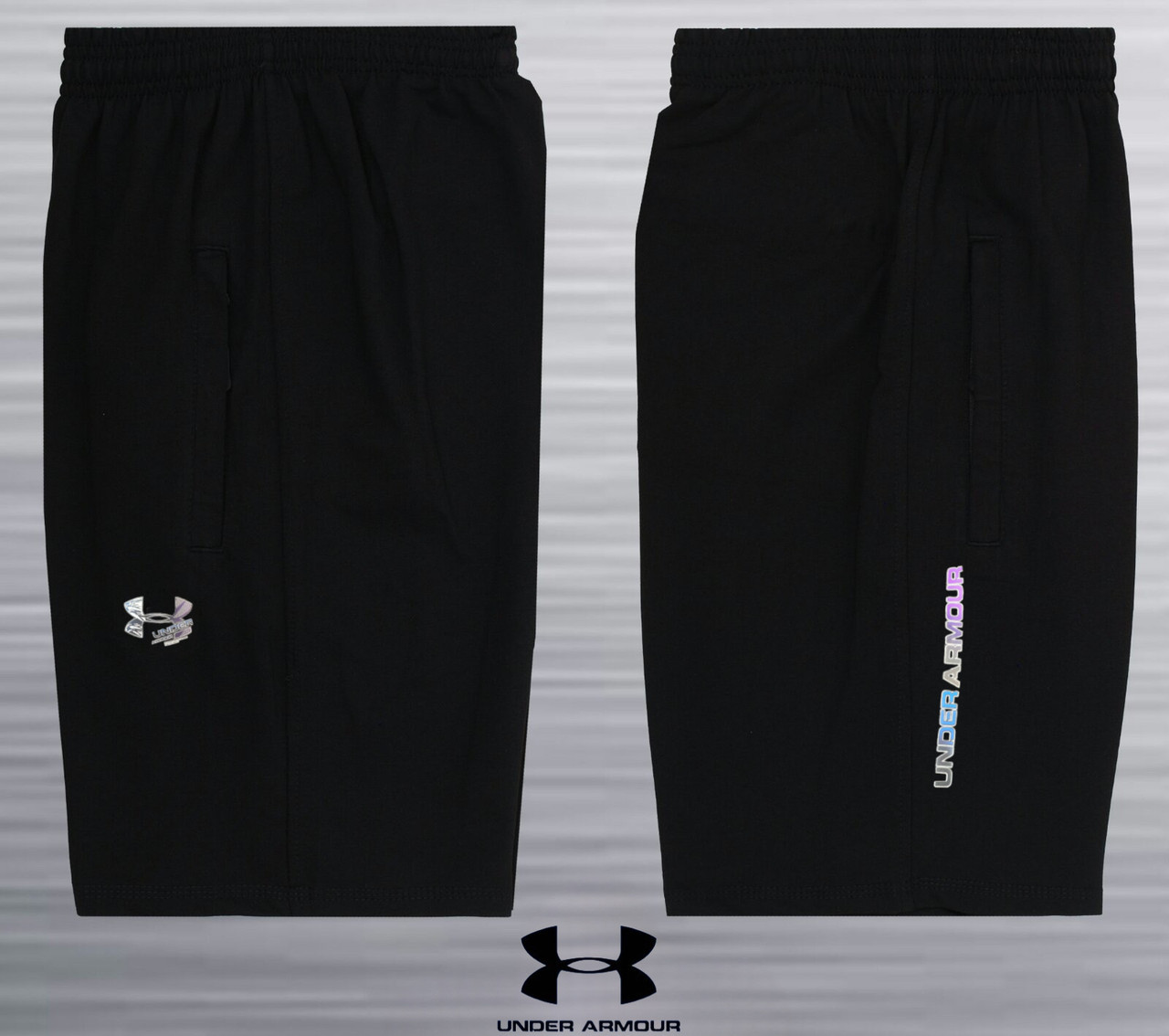 Чоловічі батальні шорти Under Armour,тканина лакосту