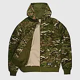 Тактична кофта на застібці Zero Foxtrot Smuggler камуфляж Tiger Stripe / MTP, фото 2