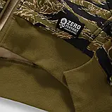 Тактична кофта на застібці Zero Foxtrot Smuggler камуфляж Tiger Stripe / MTP, фото 4