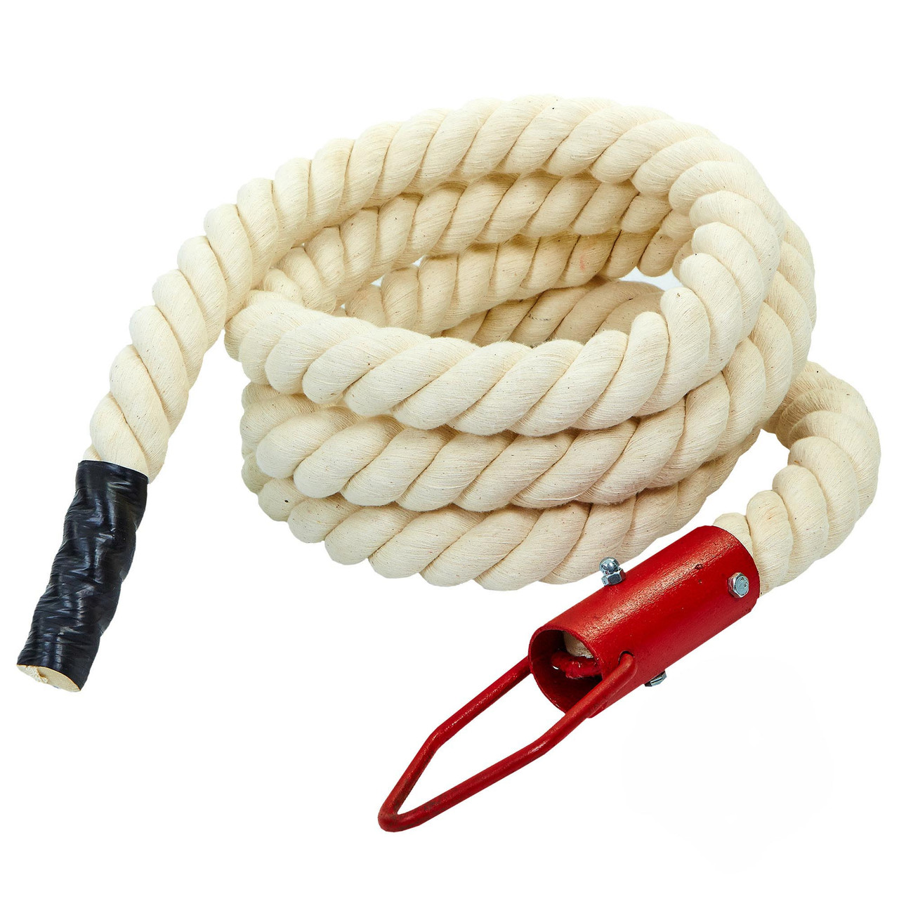 Канат для лазіння з бавовни з кріпленням SP-Planeta SO-5299 4,5м білий