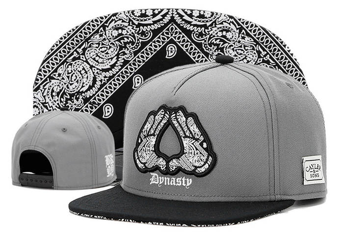 Снепбек Snapback Кепка Бейсболка Сніпбек Cayler Sons Руки Міккі сірий, фото 1