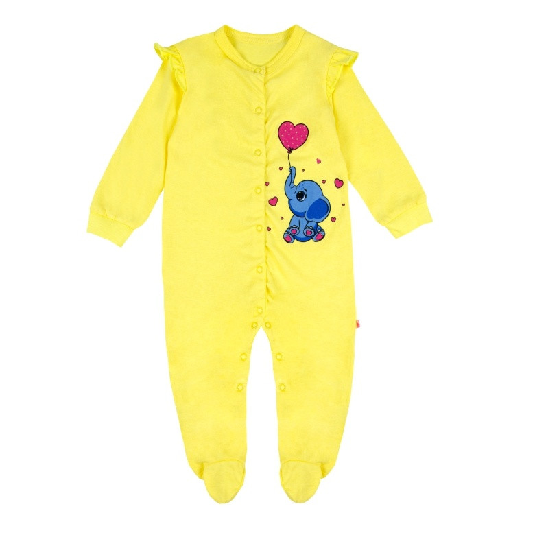 Дитячий комбінезон для дівчинки GABBI KB-25-4 Жовтий р.74 (14481)