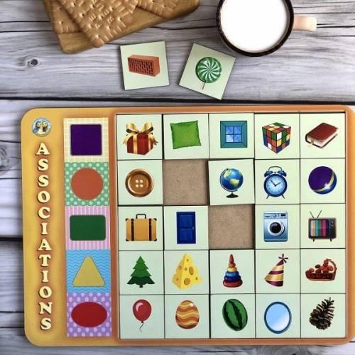 Сортер: Асоціації - геометричні фігури