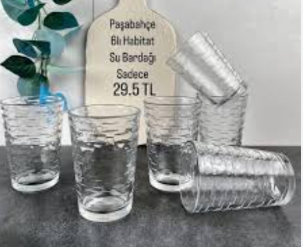 Набір скляних склянок Pasabahce Habitat для води 200 мл 6 шт (52499), фото 1