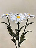 Металеві квіти. Букет з ромашек 6 шт, фото 5