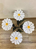 Металеві квіти. Букет з ромашек 6 шт, фото 6