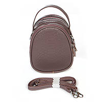 Жіноча сумка натуральна шкіра бузковий Арт.5501 purple Alex Rai (54)