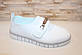 Кеди жіночі білі на липучках Т1908, фото 6