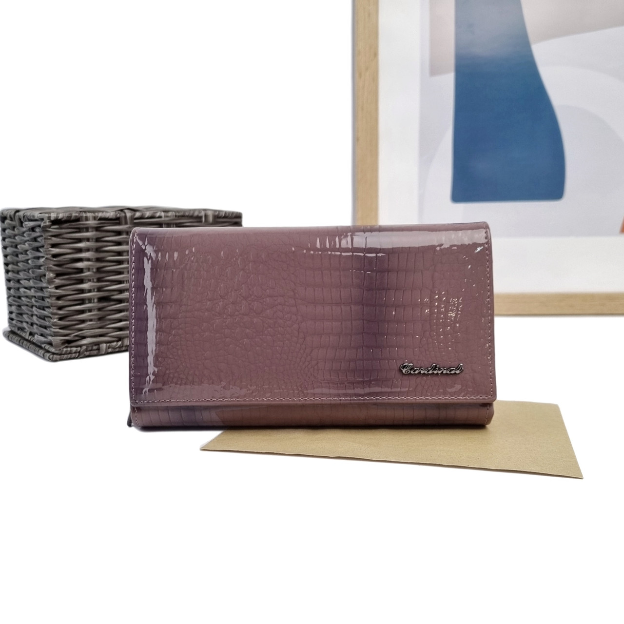 Гаманець жіночий стильний молодіжний пудровий Арт.9032-R Cardinal (54)