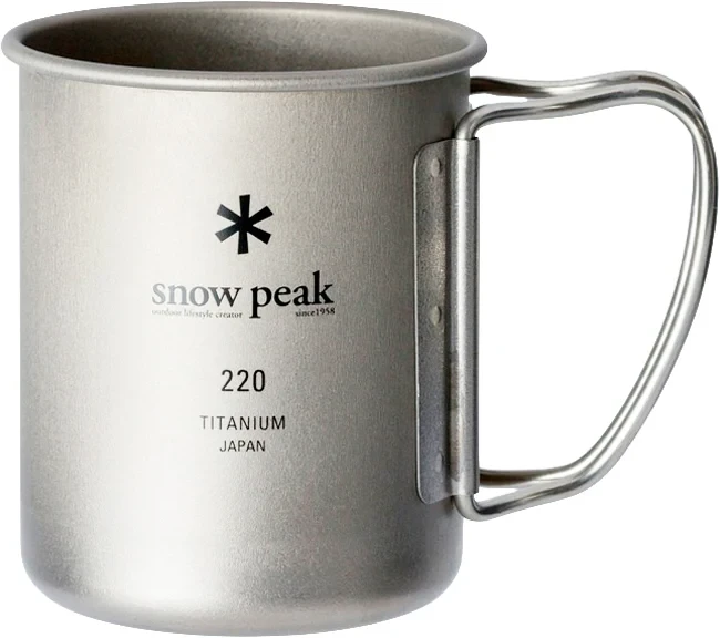 Кухоль Snow Peak MG-141 Titanium Single Wall 220ml
