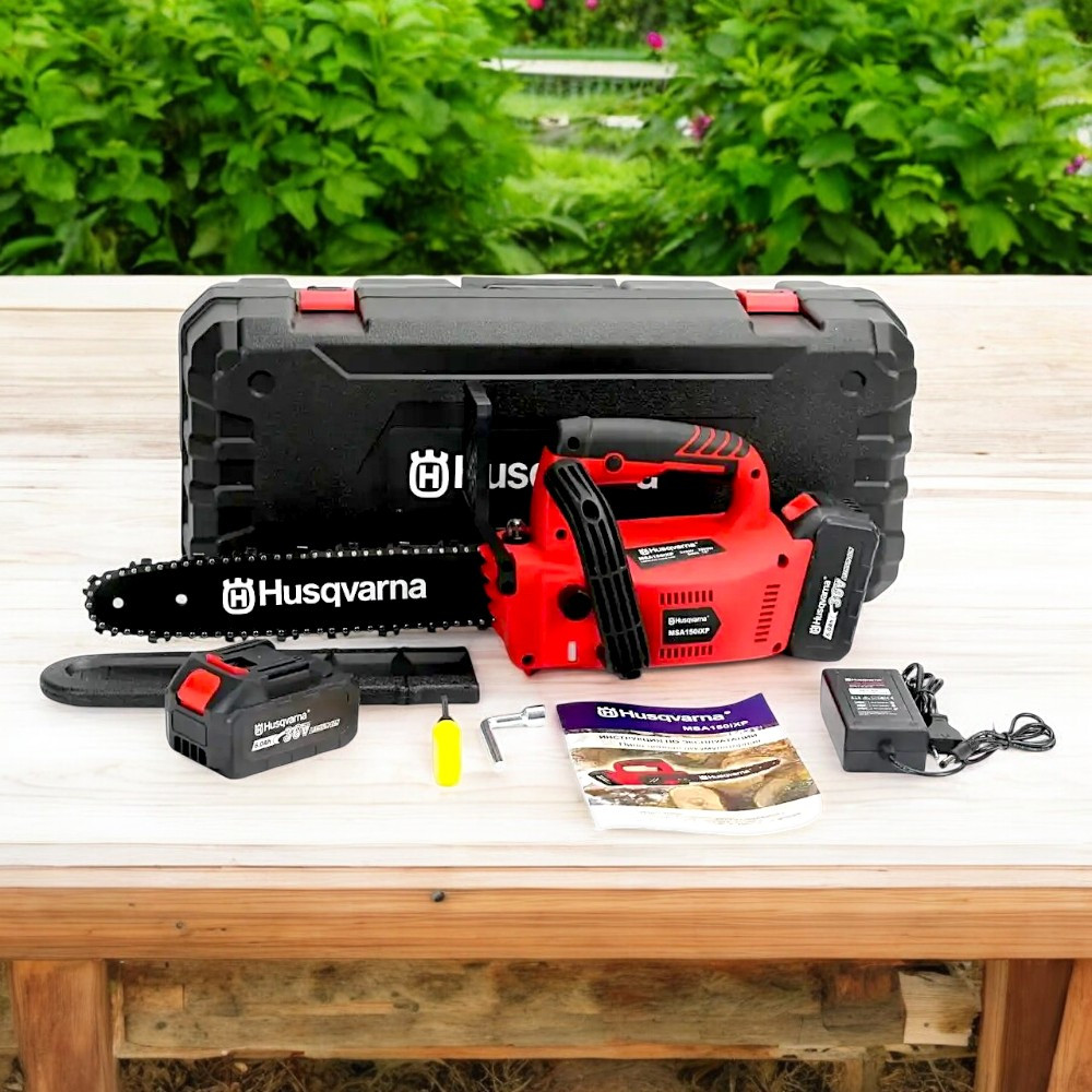 Пила ланцюгова Husqvarna MSA150iXP Акумуляторна пила 36V 6 Ah Якісна і потужна ланцюгова пила Хускварна, фото 1