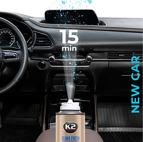 Очищувач освіжувач кондиціонера К-2 KLIMA FRESH NEW CAR(бомбочка). 150мл, очищувач кондиціонера