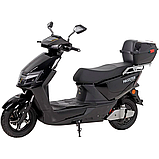 Електроскутер чорний MAXXTER NOVA. Потужність двигла 1000 Вт. Запас ходу 80 км. Зарядка 8 год.До 200 кг.Макс 45 км/год., фото 3
