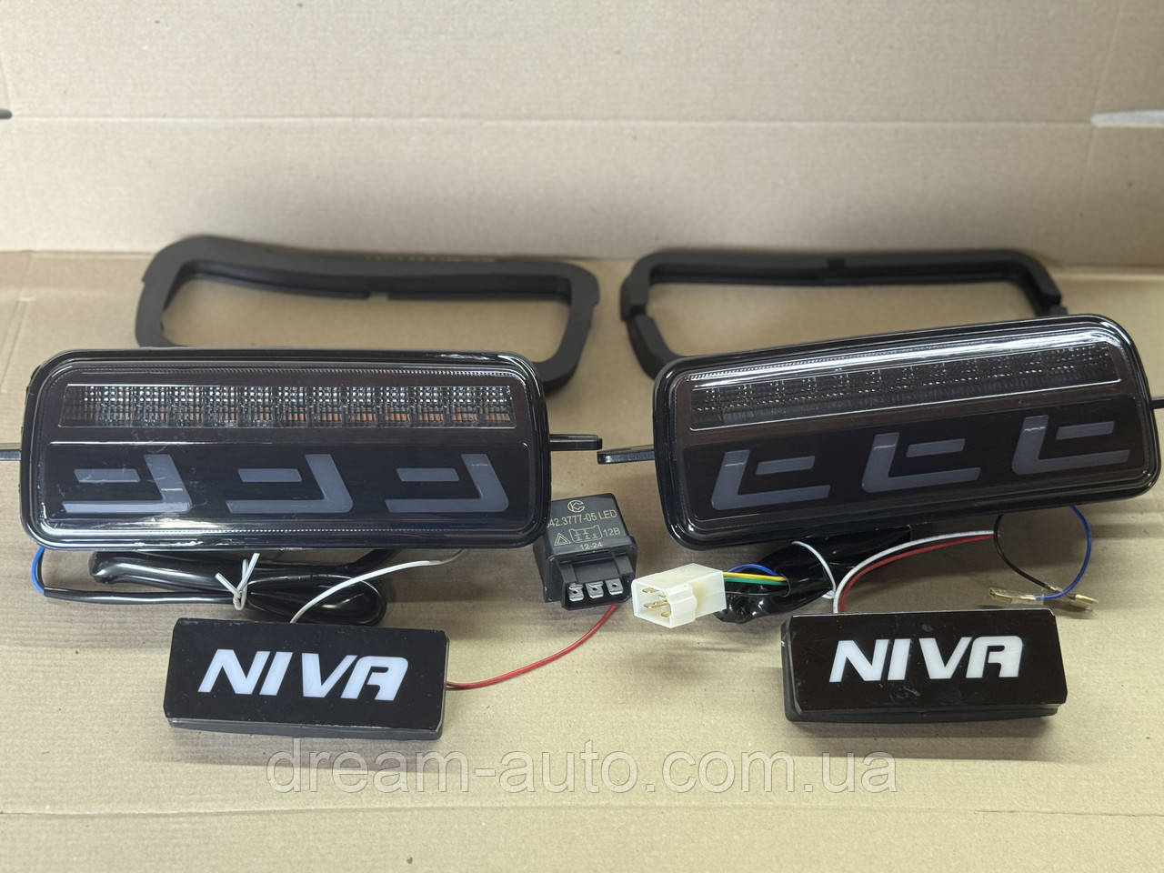 Надфарніки + повороти NIVA LED ВАЗ 2121-214, фото 1