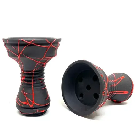 Чаша для кальяну Gusto Bowls Killa Bowls - Чорно-червона, фото 1