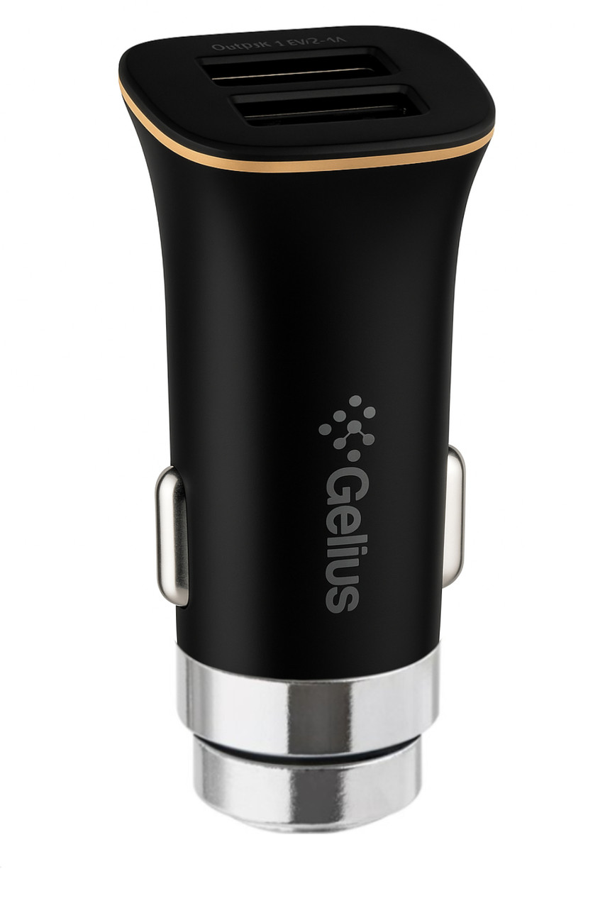 Автомобільний зарядний пристрій Gelius Apollo GP-CC01 2USB 3.1A 15W Black