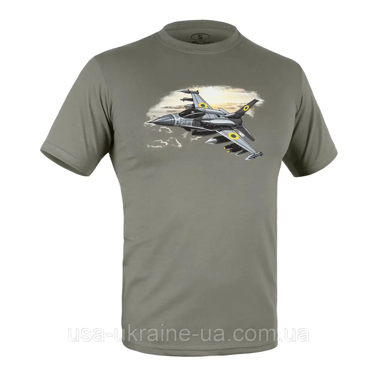 Футболка тактична F-16 колір Foliage Green, фото 1