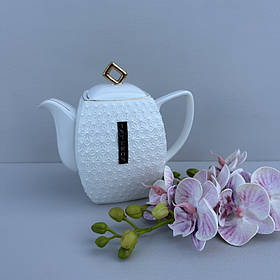 Чайник фарфоровий заварювальний 900 мл Снігова Королева Interos 406618-А