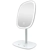 Дзеркало косметичне з підсвіткою LienLi LED для макіяжу з підставкою для телефону