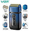 Електробритва VGR V-362 шейвер, подвійне лезо, тример, IPX6, LED Display (20), фото 6