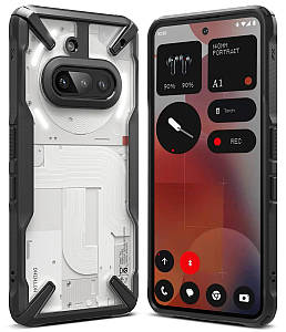 Чохол Ringke Fusion X до Nothing Phone (3a) Black (FX1064E55)