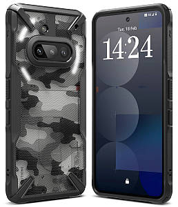 Чохол Ringke Fusion X до Nothing Phone (3a) Camo Black (FX1064E73)