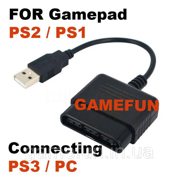 USB адаптер - перехідник джойстика PS1, PS2 до ПК/PS3, фото 1