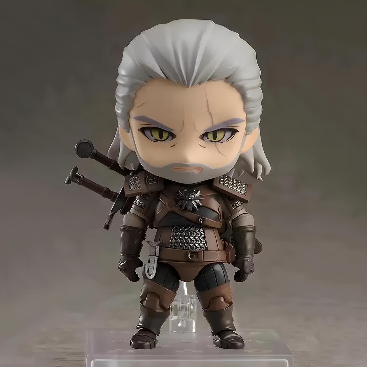 Фігурка Ґеральта Nendoroid RESTEQ — рухома фігурка з The Witcher 3: Wild Hunt, 10 см, з аксесуарами, колекційна статуетка, фото 1