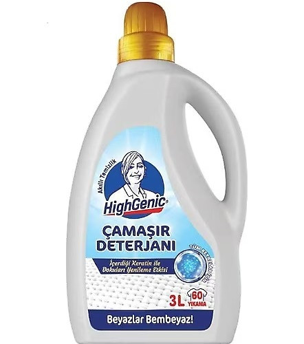 Гель для прання HighGenic White 3000 мл 60 прань