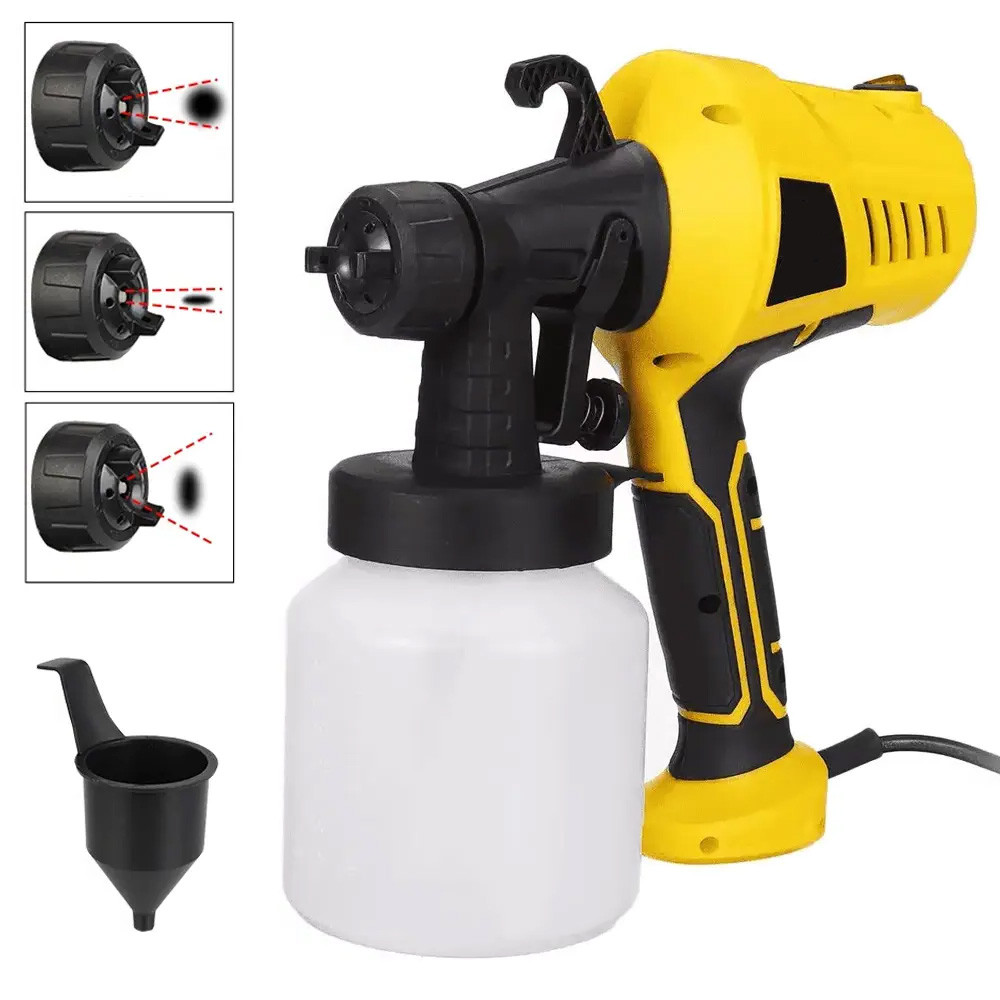 Краскопульт електричний 800мл, 500Вт, 3 режими розпилення, Electric Paint Sprayer / Фарборозпилювач ручний, фото 1