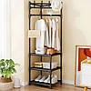 Кутова вішалка для одягу (170х43х43 см), Corner coat rack, білий, фото 3