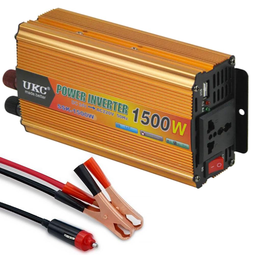 Перетворювач напруги 12-220V, 1500W, SSK UKC - EH