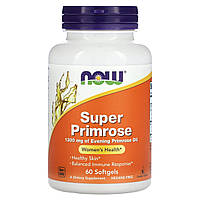 Олія вечірньої примули Now Foods (Super Primrose) 1300 мг 60 капсул