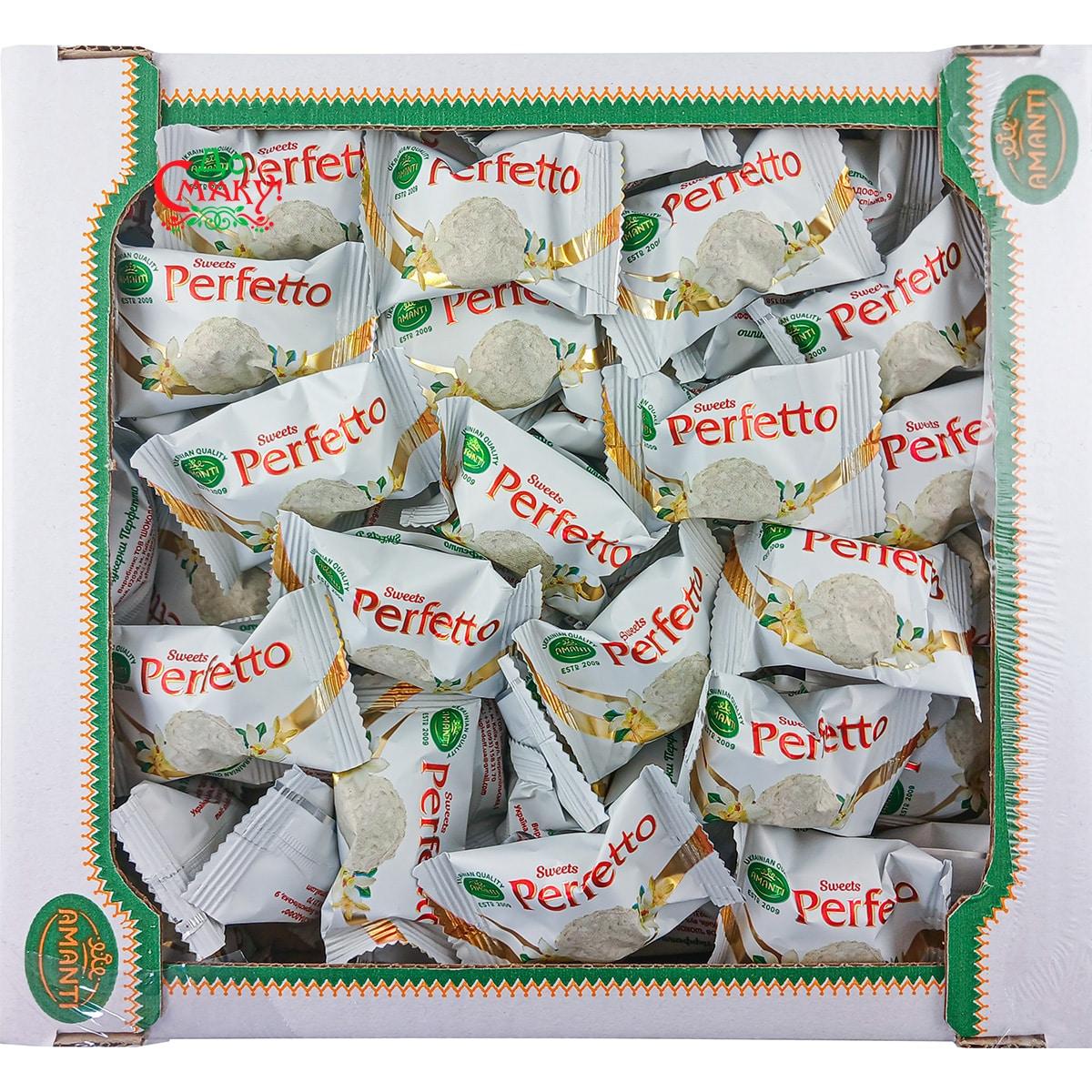 Цукерки Perfetto з ваніллю 500г