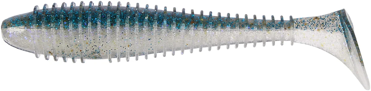 Силикон Keitech Swing Impact FAT 5.8" (4 шт/уп) ц:ea#22 electric silver shiner