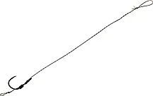 Поводок OrbitalX F1 Hair Rig Wide Gape #6 20lb 10cm (5шт/уп) ц:weed