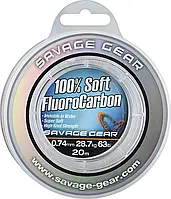 Флюорокарбон Savage Gear Soft Fluorocarbon 15m 0.92mm 40.5kg Clear