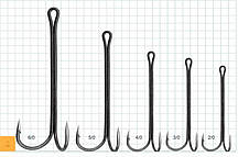 Подвійник Gurza Double Hook X-Long BN Shank No8 (4шт/пач)