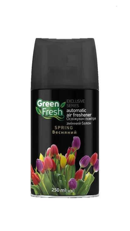 Змінний балон Green Fresh для автоматичного освіжувача повітря Весняний 250 мл