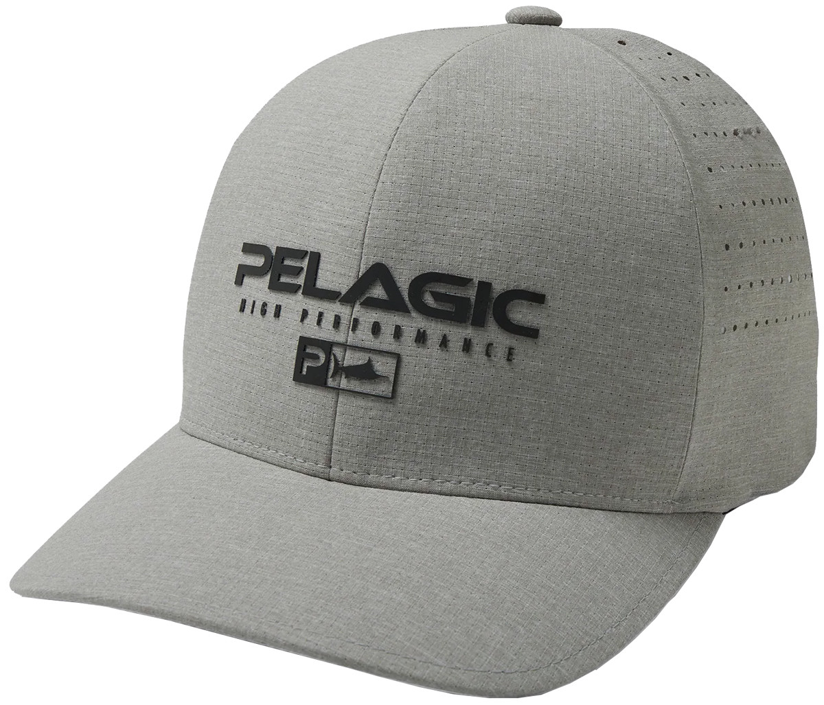 Кепка Pelagic Delta Flexfit Heathered S/M ц:light grey