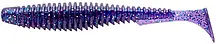 Силикон FishUP U-Shad 2.5" #060 - Dark Violet/Peacock & Silver (9шт/уп)