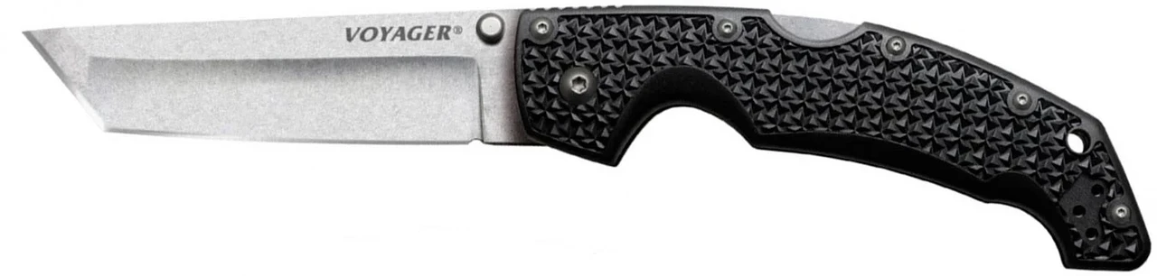 Нож Cold Steel Voyager Large Tanto Point. Колір чорний