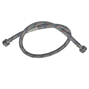 Гнучкий шланг для під'єднання води Гайка 1/2" — Гайка 1/2" (50 см) ZERIX (ZX1551), фото 1