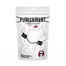 Наручники Punishment - Crystal Detail Handcuffs – Black, фото 3