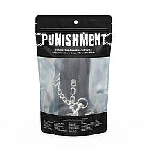 Наручники Punishment - Crystal Detail Handcuffs – Black, фото 4