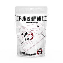 Розтяжка на ліжко Punishment — 5-Piece Bed Restraint Kit — Black, фото 5