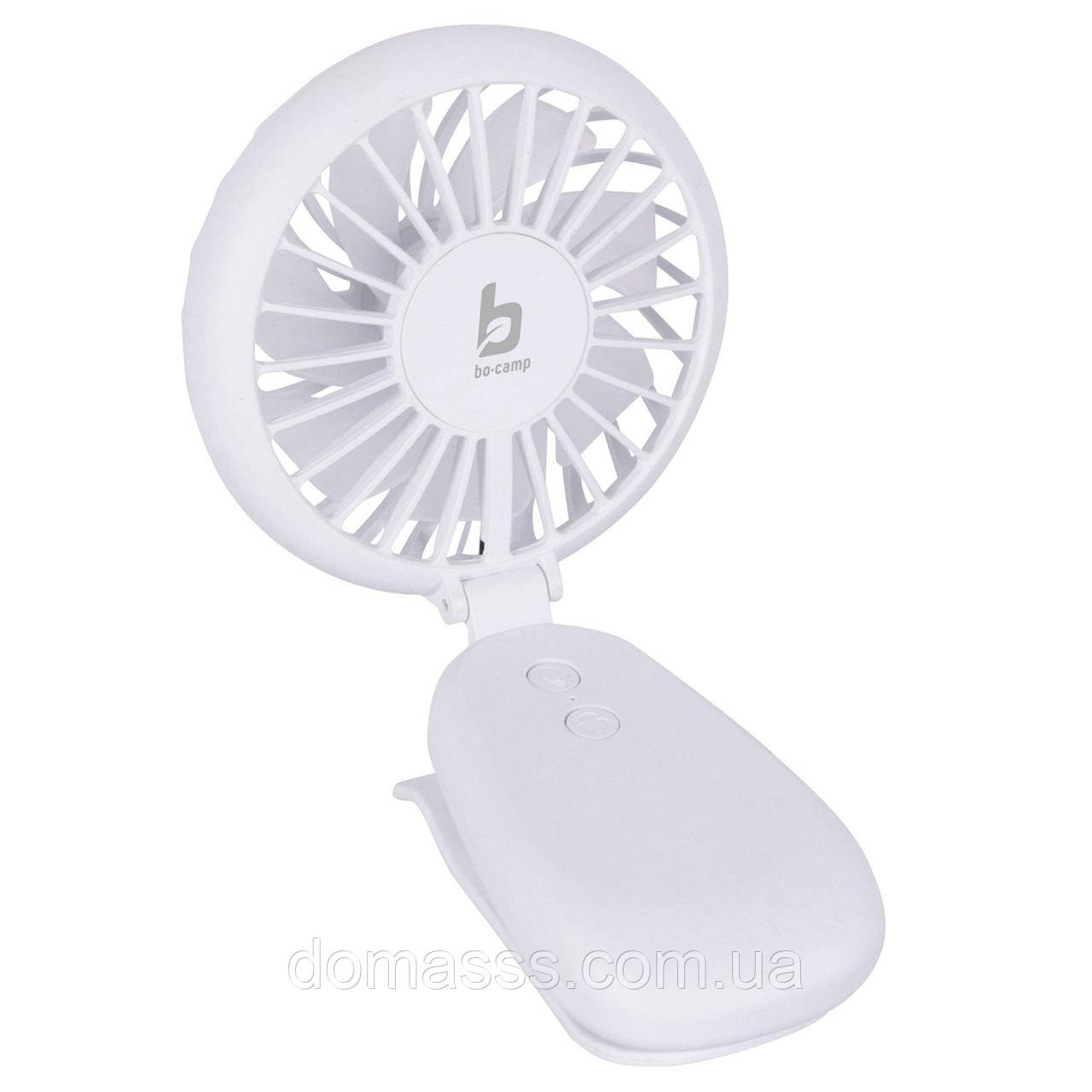 Вентилятор акумуляторний Bo-Camp Mini Fan With Clamp White (8520960), фото 1