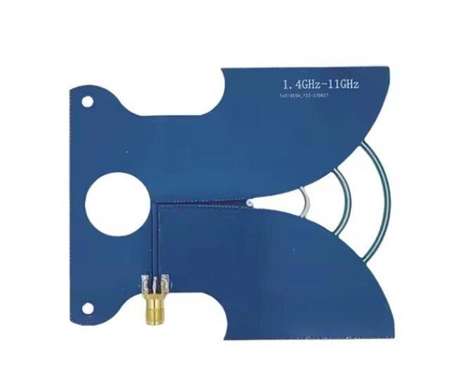 Антена UWB 1080MHz – 11GHz 4–11dBi, до 50W, компланарна лінійна, SMA-female