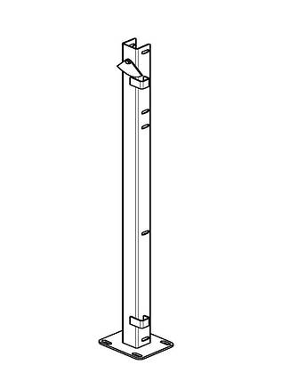 Стійка дверна торцева ліва 750 мм, фото 1