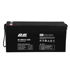 2E Акумуляторна батарея GDC, 12В, 200А•год, GEL
